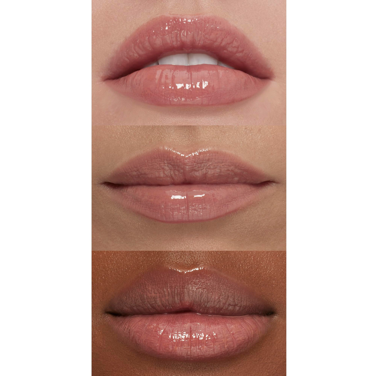 e.l.f. Lip Plumping Gloss, High-Shine Sheer Color, Hydrates & Creates Fuller Lips With Vitamin E, Vegan & Cruelty-Free, Petal Pressed, 0.09 Fl Oz