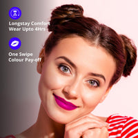 Blue Heaven Get Matte Lipstick | Soft Matte Finish and Lightweight Formula | Intense Pigment | Long-Lasting Lipsticks For Women | 303 | 4GM