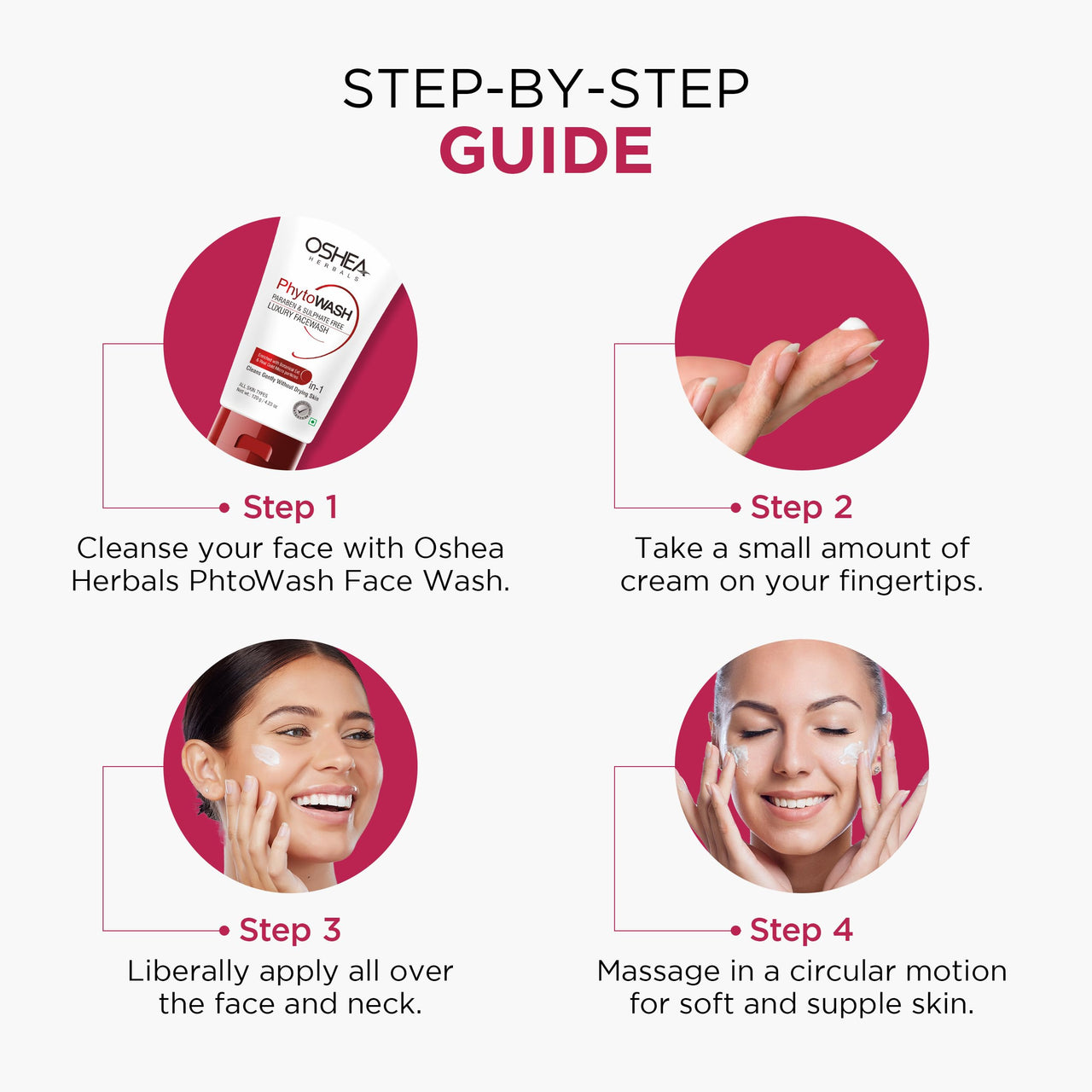 Oshea Herbals PhytoAge Age Reversal Anti Wrinkle Face Cream For All Skin Types | Improves Skin Tone, Age Spots & Under Eye Dark Circles | Free from Paraben & Artificial Color - 50 g