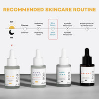 R.O.A Skincare GLOW face serum for Dark spots and open pores reduction with 2% Alpha Arbutin 2% Niacinamide and 3% Hyaluronic acid | Advanced Dark spot correcting glow serum for Men and women (30ml)