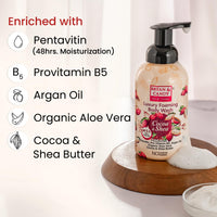 Bryan & Candy Luxury Foaming Body Wash with Pentavitin, Pro Vit B5, Argan Oil, Skin Friendly pH 5.5, All Skin Types, 400 Ml (Cocoa Shea)