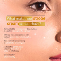 Sotrue Strobe Cream Gold for Face Radiance, Multipurpose Strobe Cream, Dewy Glazed Instant Glow, Highlighter For Face, Boosts Hydration, For All Skin Types, 30g