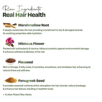 Sacred Grove Condition & Repair Hair Mask | Hydrates Rough & Dry Hair | Marshmallow Root, Flaxseed & Hibiscus | Made with 10 Potent Raw Herbs | At-Home Hair Spa | Paraben, Sulphate-Free | 200 gms