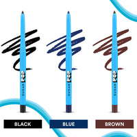 SUGAR POP 16Hr Longwear Kajal | Waterproof & Smudge-Proof | Intense Matte Finish | Sunflower Seed Oil & Vitamin E | Velvet Smooth Application | Transfer-Proof | 0.3gm - Black