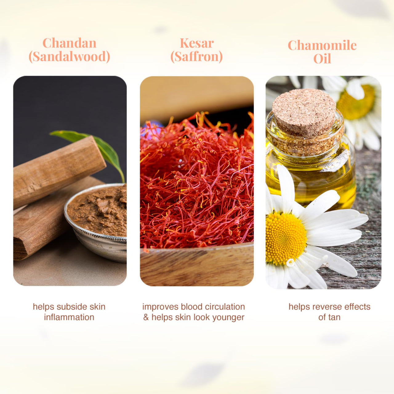 VLCC Ayurveda Natural Fairness Chandan & Kesar Face Wash - 100ml X 2 (Pack of 2) | Complexion Brightening Everyday Facewash | Saffron for Anti-Ageing Benefits | Ayurvedic Facewash for All Skin Types