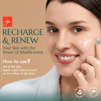 Shrumei All Natural Skin Supercharger Renewal Serum | Anti Aging & Skin Renewal | Mushroom Cordyceps extract | Reduces Fine lines & Wrinkles|Stimulates Collagen |All Skin Types