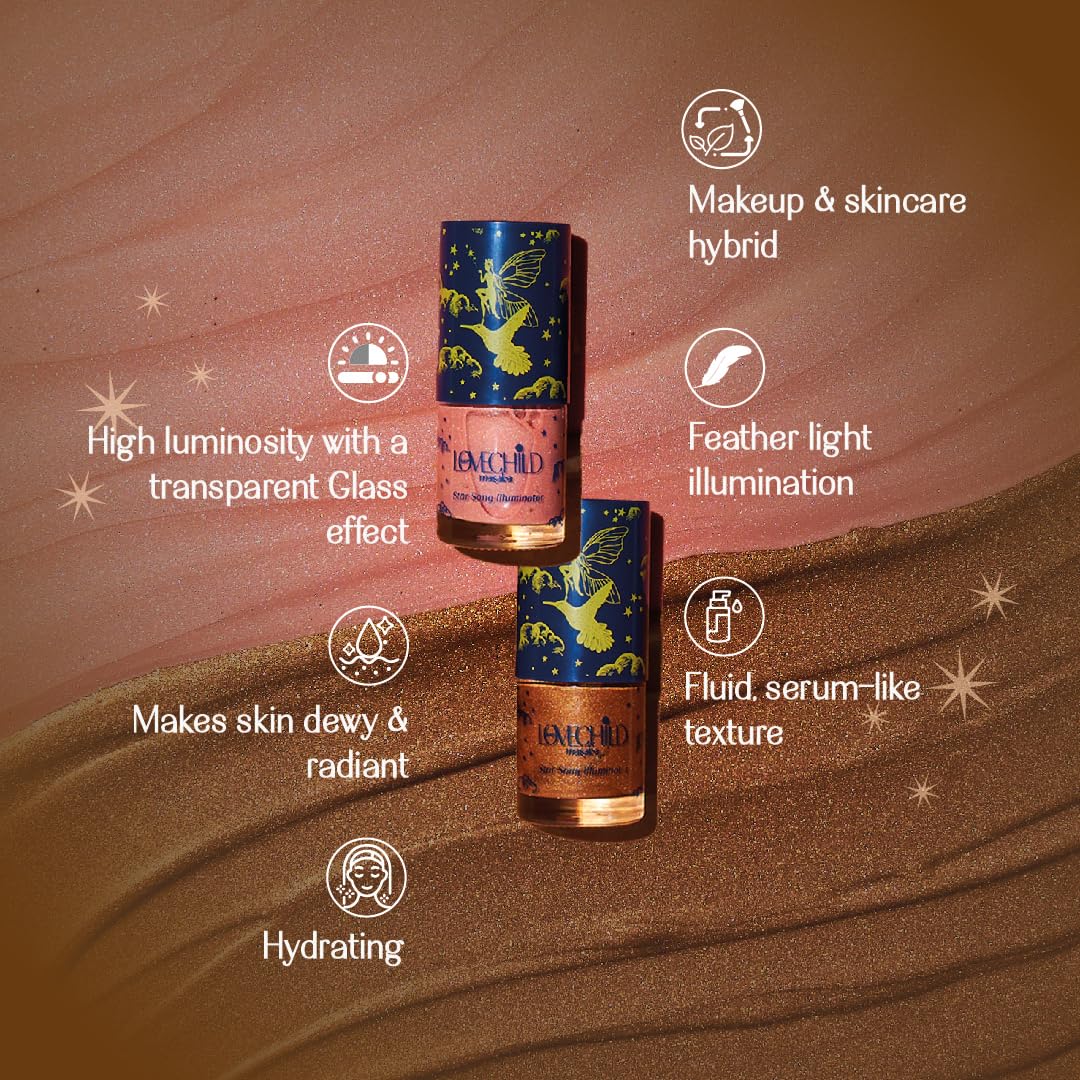 LoveChild Masaba Star Song Illuminator - Sparkling Peach -Peach