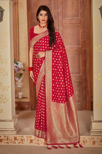 Avantika Fashion Women's  Kanjivaram Soft Pure Lichi Silk Banarasi Saree With Blouse Piece