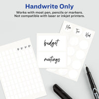 Avery Multi-Use Removable Labels, 5/16