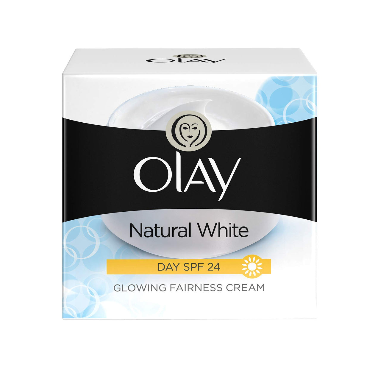 Olay Natural White Light Instant Glowing Fairness Cream, 40g & Olay Day Cream Natural White Fairness Moisturiser SPF 24, 50g