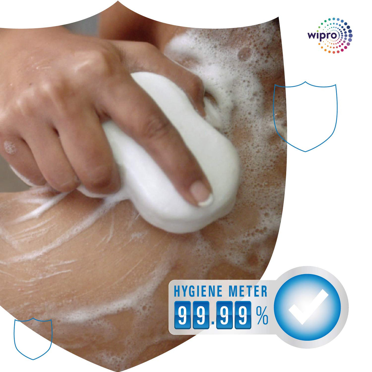 Hygienix Germ Protection Bathing Soap With 99.99% Germ-Protection| Non-Drying Formula For Soft & Smooth Skin & Lasting Refreshing Fragrance| For All Skin Types| 125g, Pack of 6