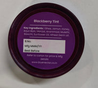 Blue Nectar Lip Tint Stain for Luscious Tinted Lips | Natural Blackberry Lip Moisturizer for Dry Skin | Organic Lip, Cheek & Eye Tint (10g)