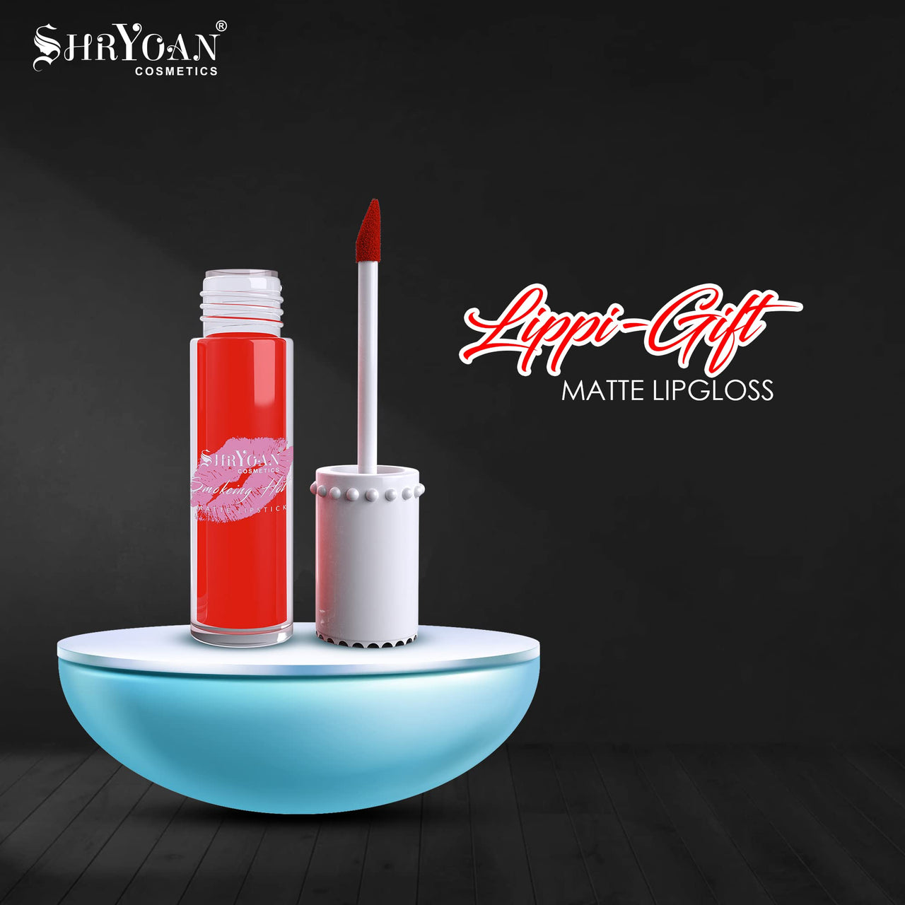 Shryoan Lippi Gift Matte Lip Gloss | Matte Finish & Waterproof and Smudge Proof & Hydrating, Light Weight, Long Lasting, High Shine & Soft Natural Liquid Lip Gloss (6ml X 6 Pcs) (MIX)