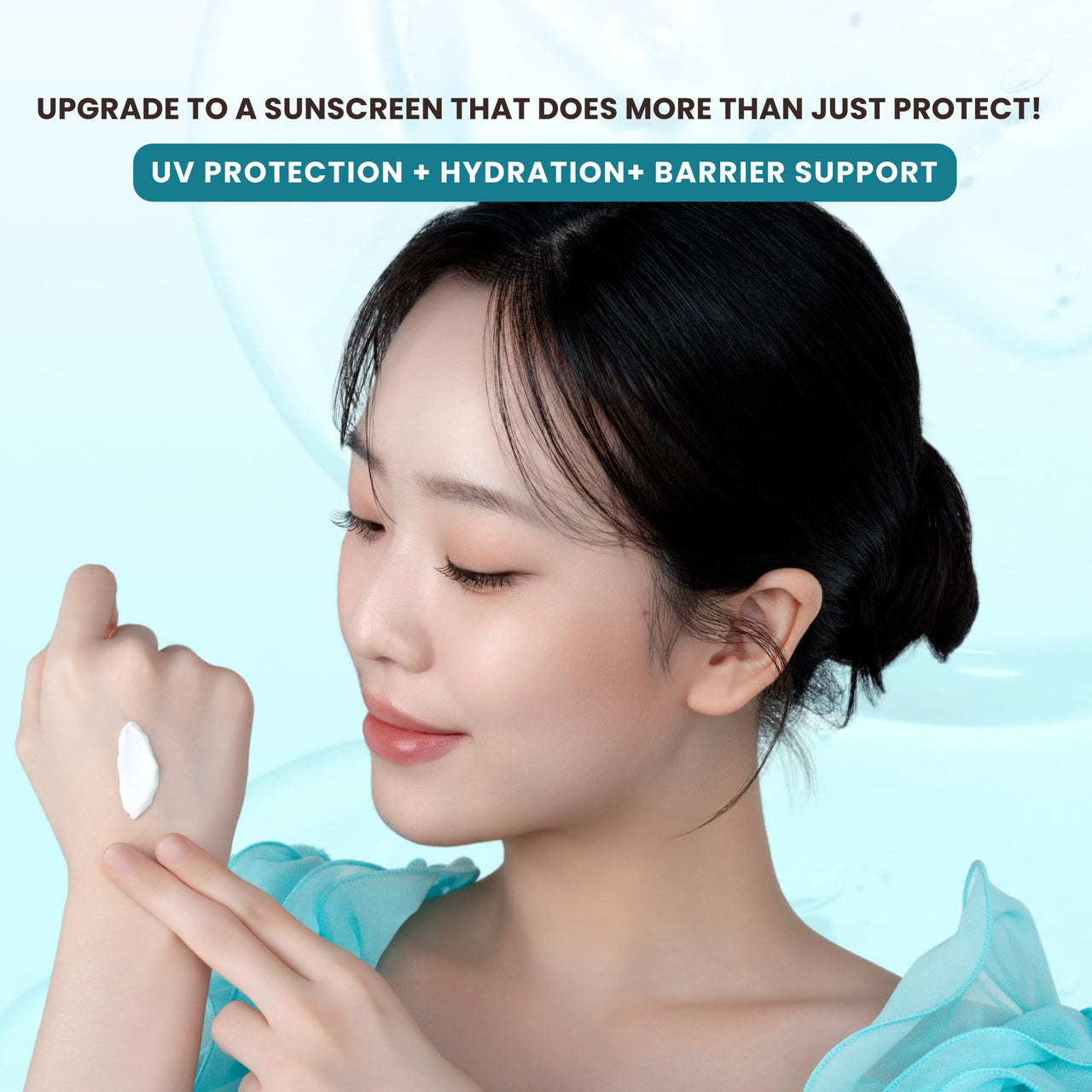Mirabelle Korea Hya-Colla Moisture Sunscreen SPF 50+ PA++++ | Lightweight & Hydrating | No White Cast | In-Vivo Tested | Korean Skincare | For Men & Women | For All Skin Types | 50ml