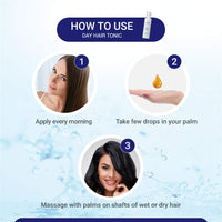 Mitchell USA Day & Night Hair Tonic | Reduces Hair Fall & Maintains Growth | Reduce Frizz And Provides Sun Protection | Lotus Seed Extracts, Argan Oil And Wheat Germ Oil | For Unisex | 100Ml + 100Ml
