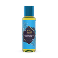 Blue Nectar Kumkumadi Brightening Face Wash with Saffron | Anti Aging Face Wash for Women & Men | Sulphate & Paraben free (10 Herbs, 30 ml)