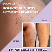 Sanfe Kesar Instant Glow Exfoliating Gel | Visibly removes tan & brighten skin | AHA Exfoliation in Minutes | Smooth & Bright Skin | 100g