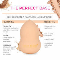 Swiss Beauty Makeup Buddy Beauty Blender for Face Makeup | Reusable | Multi-Use Beauty Blender | Shade - 01