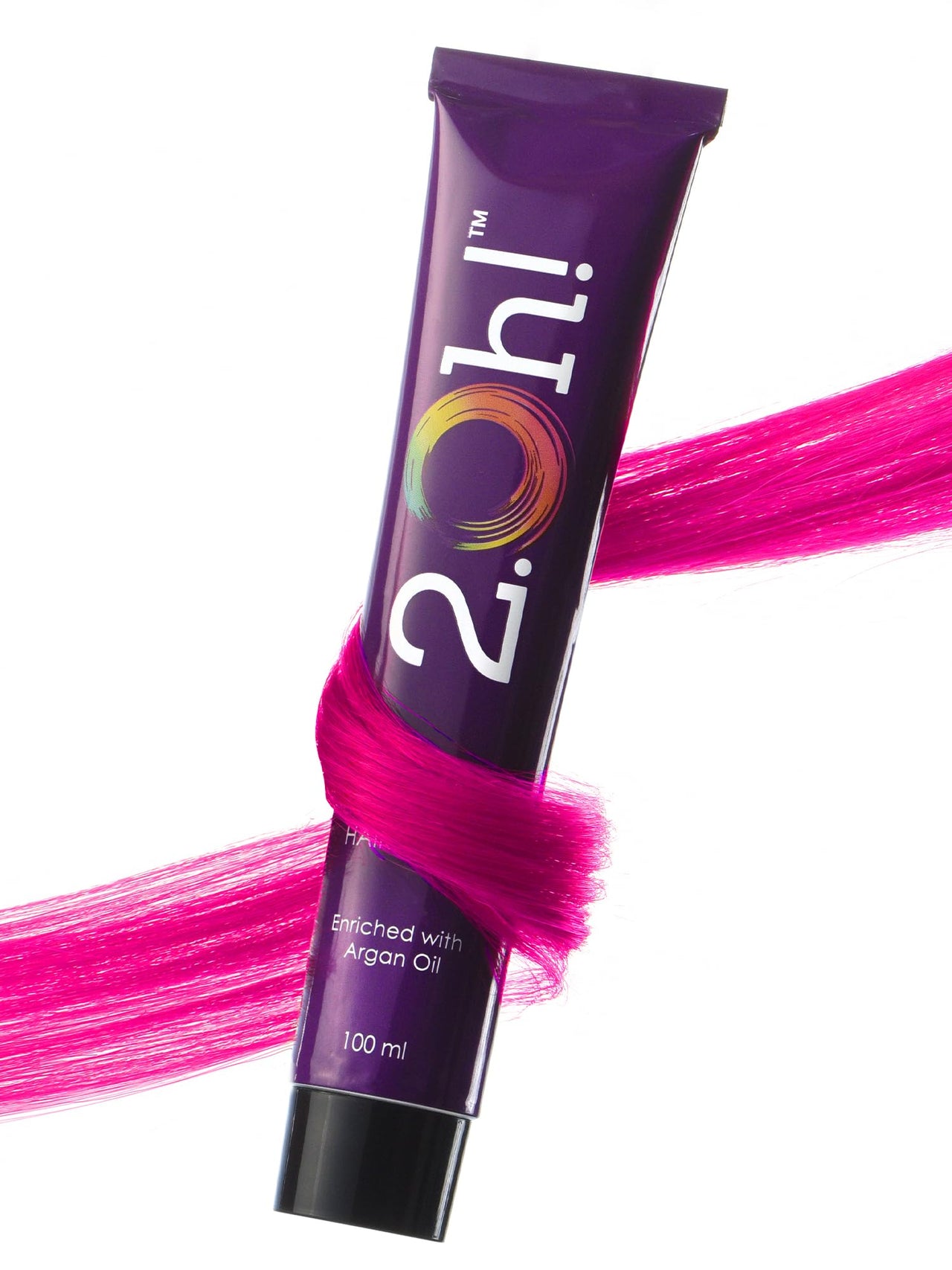 2.Oh! Italian- Fuchsia Pink Hair Color For Women & Men | Ammonia-Free DIY Semi Permanent Hair Color | Enriched with Argan Oil | Lasts upto 12-15 Washes