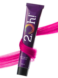 2.Oh! Italian- Fuchsia Pink Hair Color For Women & Men | Ammonia-Free DIY Semi Permanent Hair Color | Enriched with Argan Oil | Lasts upto 12-15 Washes