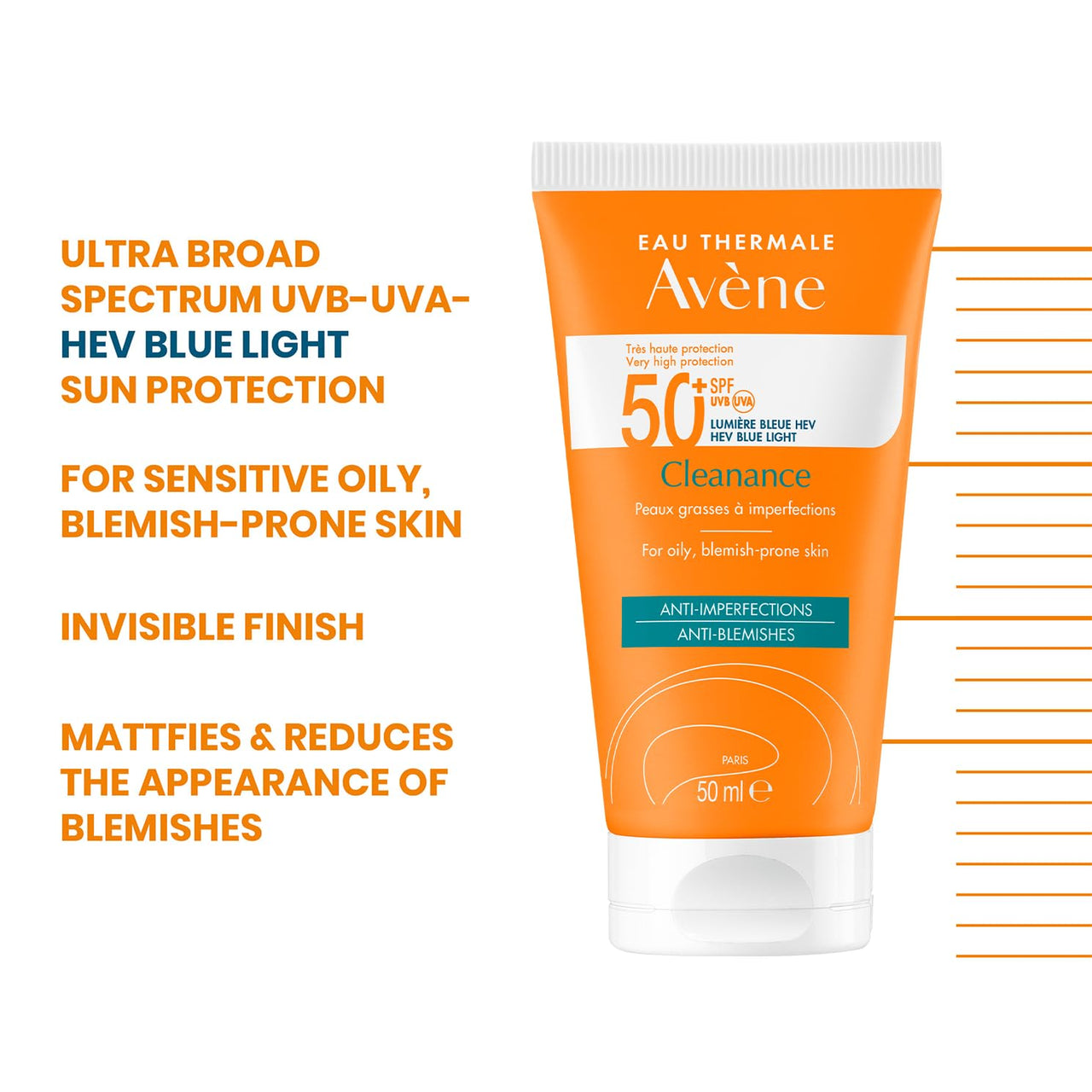 Avène Sun Cleanance Sunscreen SPF50+ 50ml