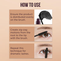 Hilary Rhoda Doubling Mascara | Volumizing & Waterproof Mascara | Smudge-Proof Formula | No Clumping Mascara | Quick Drying | 12ml