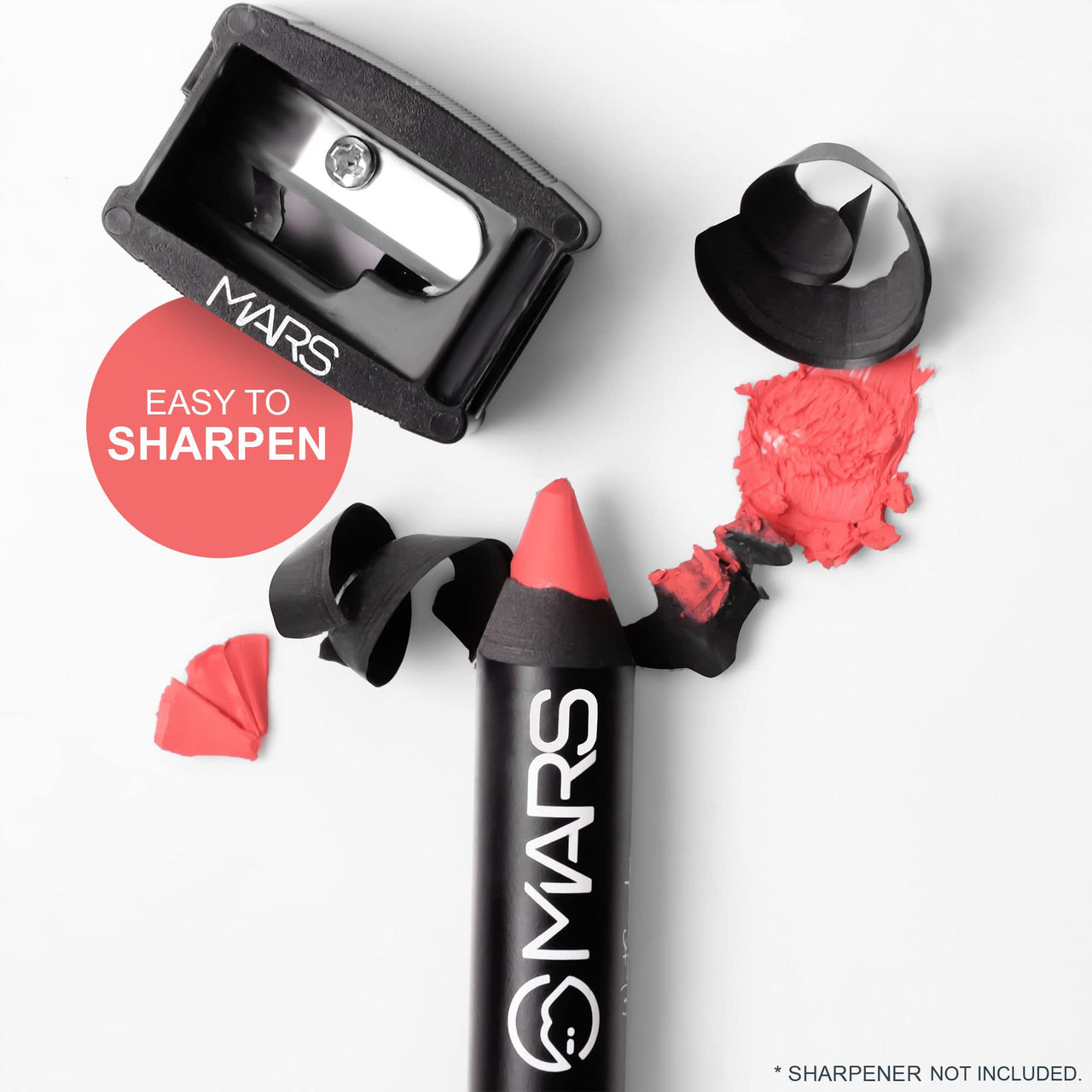 MARS Matte Super Stay Up to Hours Long Lasting | Smudge Proof and Waterproof Lipstick for Women (2.,MARS Won't Budge Won't Smudge Lip Crayon - Girl Power