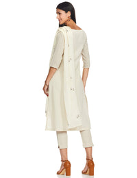 BIBA Women's  cotton a line Salwar Suit Set