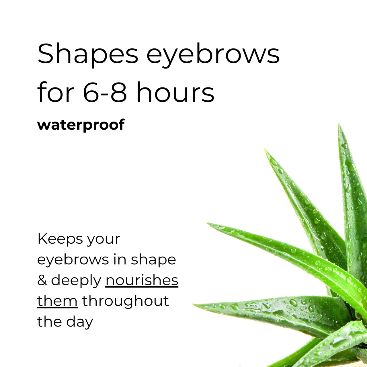 Noor Skincare Clear Eyebrow Gel & Transparent Mascara | Brow Fixer & Setting Gel | Waterproof & Provides Hold upto 8 hours | Zero residue & Lightwieght | 60 day pack (5 gm)
