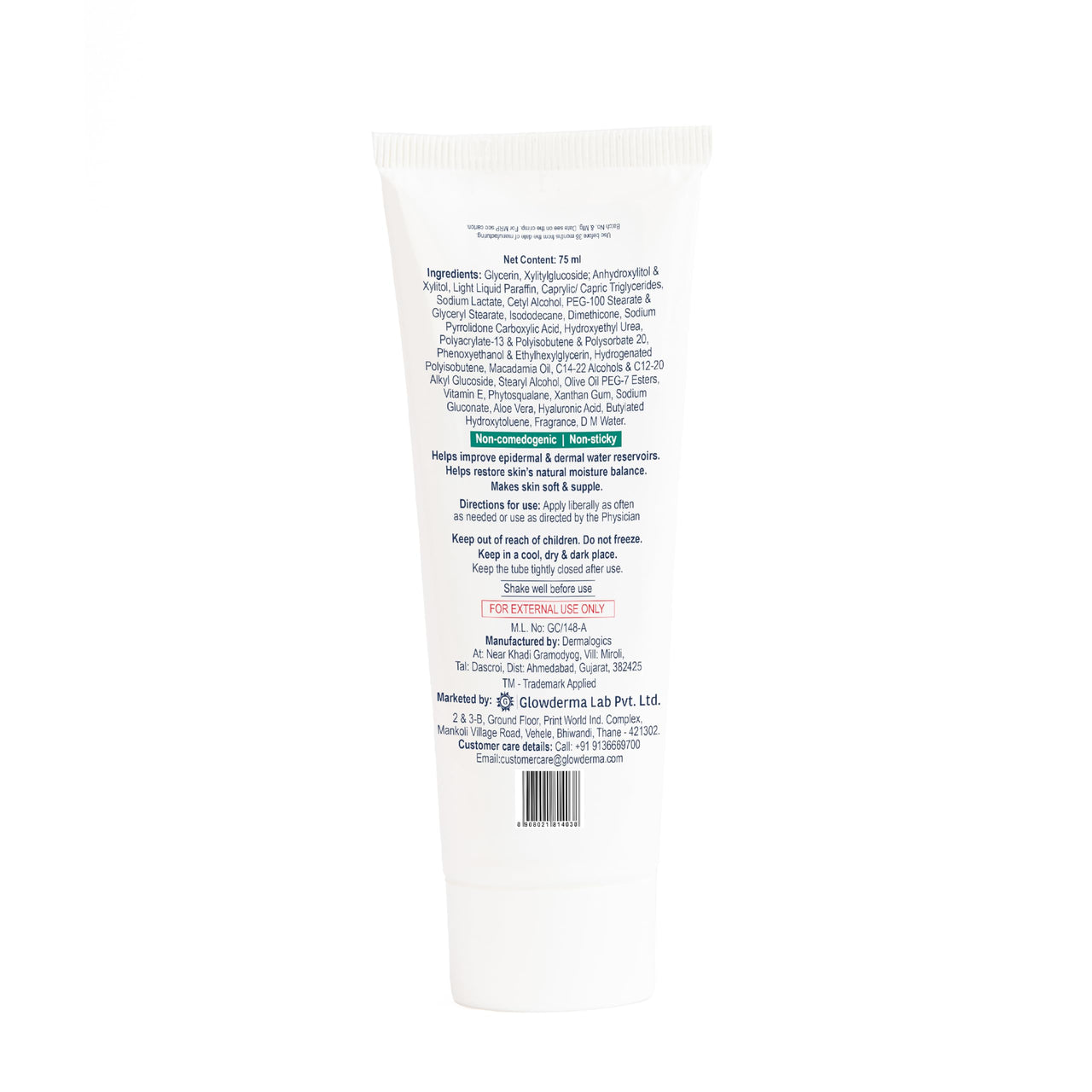 Moiz LMF 48 Lotion | 48 Hour Long-Lasting Moisturizer | Formulated with 17 Moisturizers | Non-Comedogenic | Paraben & Cruelty-Free - 75ml