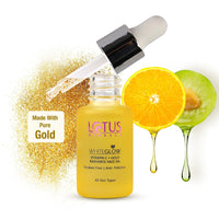 Lotus Herbals WhiteGlow Vitamin C and Gold Radiance Face Oil | For Dull & Dry Skin | Intense Hydration | 15ml (Pack of 2)