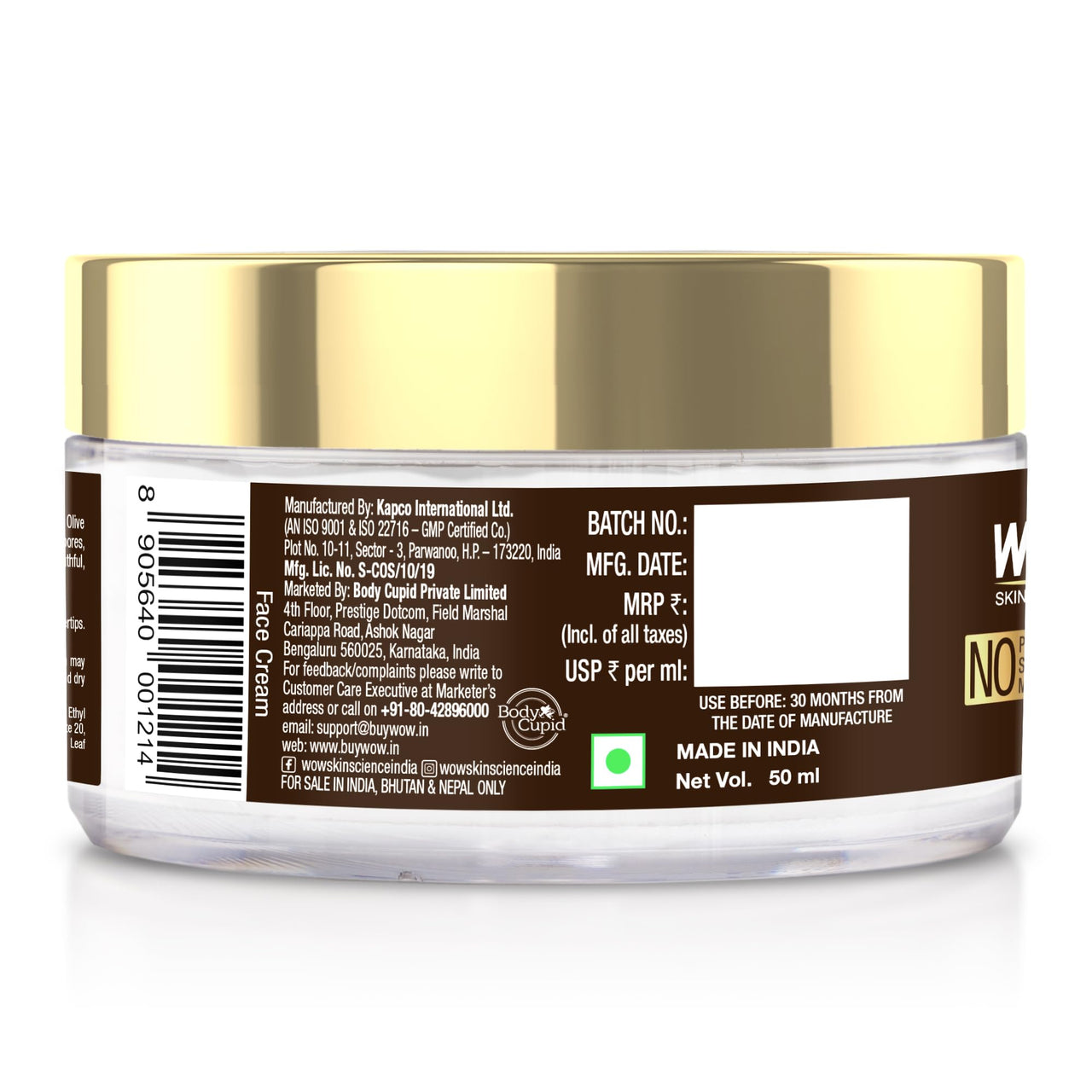 WOW Skin Science Repair & Restore Night Cream | Repairs Skin Damage| Hydrates and Nourishes Skin | Fights Skin Aging | Restores Skin Radiance