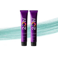 2.Oh! Italian- Tropical Blue Hair Color For Women & Men | Ammonia-Free DIY Semi Permanent Hair Color | Enriched with Argan Oil | Lasts upto 6-8 Washes | Pack of 2