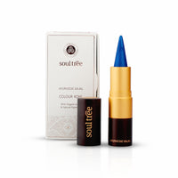 SoulTree Ayurvedic Kajal | Mood Indigo Kajal 006 | Blue Shade | Enriched with 100% Organic Ghee, Almond Oil & Camphor | Soothe, Cool & Nourish Eyes | 3gm
