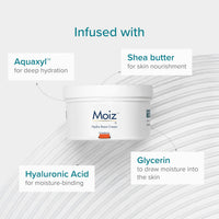 Moiz XL Hydro Boost Face & Body Cream | For Dry to Very Dry Skin | Formulated with 13 Moisturizers | Paraben Free & Cruelty-Free - 200gm