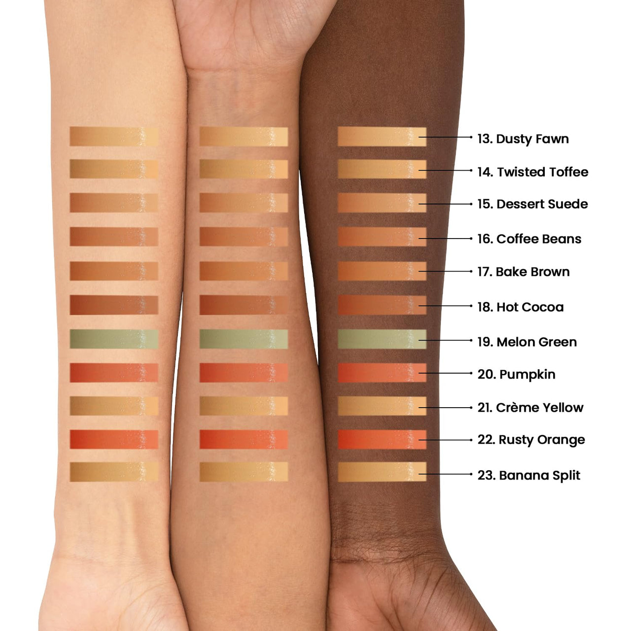 PAC Take Cover Concealer for Face Makeup | Creaseless & High Coverage Blendable Color Corrector | Poreless Lightweight Highlighting & Contour Dark circles & Fine lines- 17 (Bake Brown)