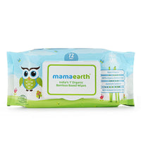 Mamaearth Easy Tummy Roll On for Colic & Gas Relief with Hing & Fennel Oil 40ml & Moisturizing Baby Bathing Soap Bar & India's First Organic Bamboo Based Baby Wipes (Pack of 1)