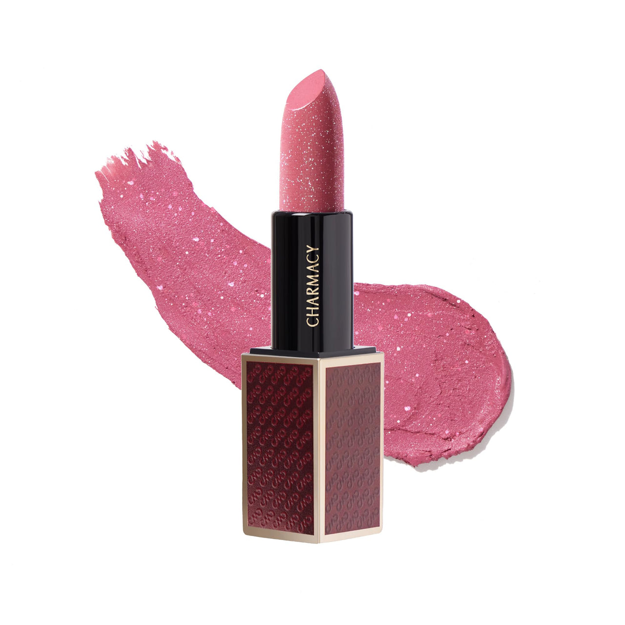 Charmacy Milano Diamond Rush - Sapphire 81, Creamy & Lightweight Lipstick, Long-Lasting Lipstick, Luxe Shimmer & Matt Finish, 3.8 Gms