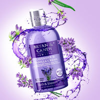 Bryan & Candy Shower Gel with Aloe Vera. Gentle, Moisturizing Body Wash for Soft, Supple Skin (Lavender Shower Gel, 300ml)