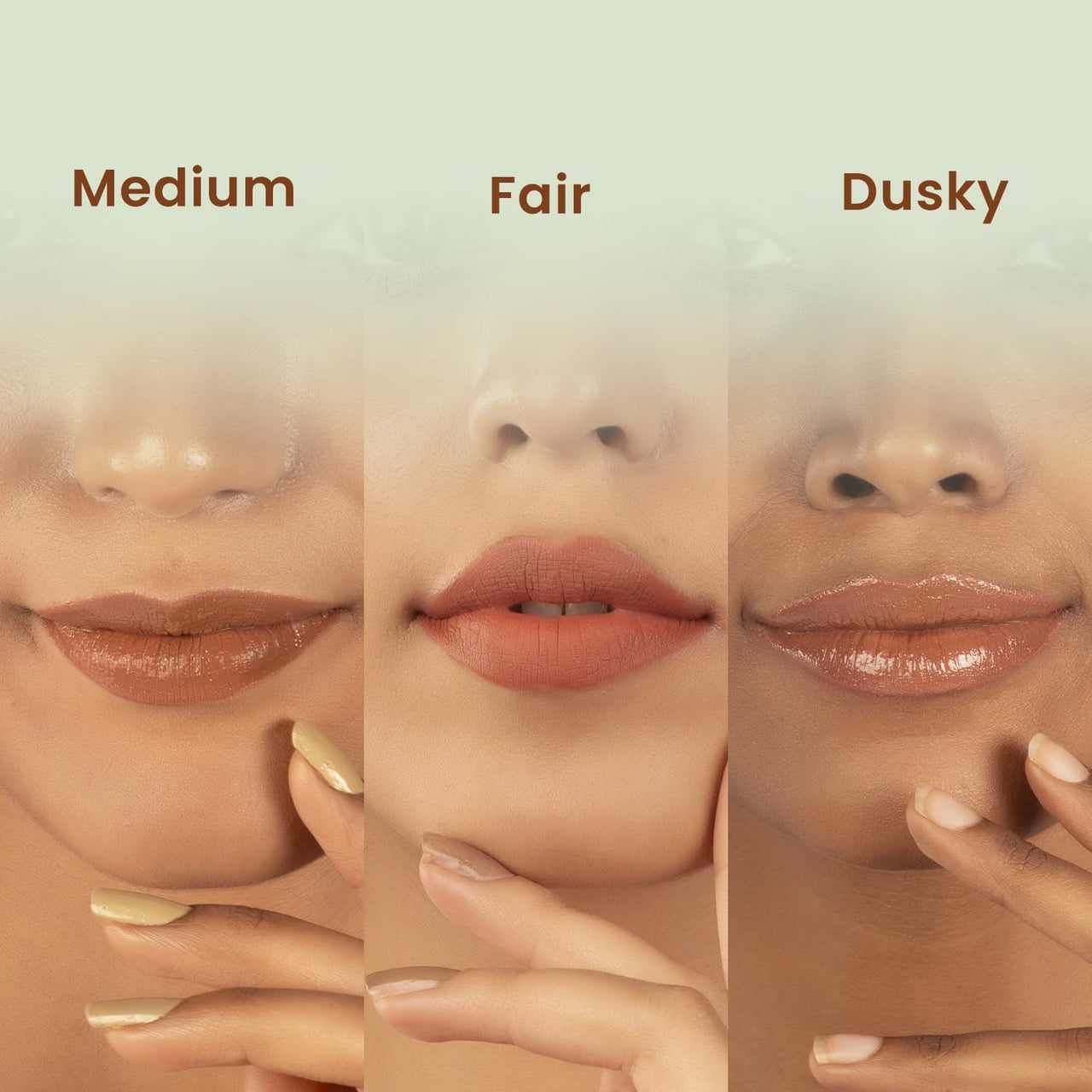 Koe Beauty Double Dip | Brown Sugar & Caramel | Warm Neutral Brown Matte Lipstick (2ml) Plus Rich Golden Glaze Buttery Finish Lip Topper (2ml) | Perfect Balance of Color & Shine