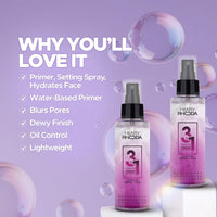 Hilary Rhoda 3-in-1 Primer Spray | Water-Based Primer & Setting Spray | Refreshes Face & Blurs Pores | Dewy Finish | Oil Control | Lasts All Day Long | 120 ml