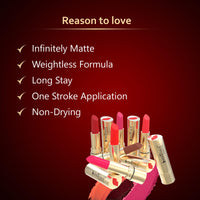 Shryoan Women's Long Lasting Non-Transfer Matte Lipstick| Smudge & Waterproof Lipstick With 24 Hr Stay (Shade 02)