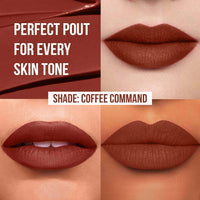 Insight Cosmetics Non Transfer Liquid Lipstick |Matte Texture|12Hrs Waterproof|Smudge Proof |Toxic Free |Vegan|Longwear, 4ml (11 Coffee Command, 4 ml)