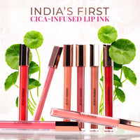 Just Herbs Lip Ink Lipstick Cica Infused Transfer Proof Long Lasting Plant Powered Lipstick for Women 2 ml (Mulled Wine)