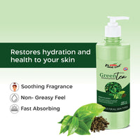 Bee One 24 hr Moisture Lock Body Lotion, for Soft and Supple Skin(Pack of 2) | 1000ml x 2= 2000ml (Green Tea)