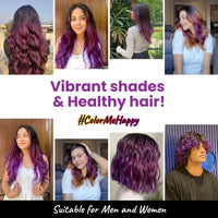 2.Oh! Italian- Purple Hair Color DIY Kit | Semi Permanent Hair Color + Hair Bleach for Hair Color | Hair Highlights for Women & Men | Hair Bleach with Plex & Argan oil| Lightening Kit