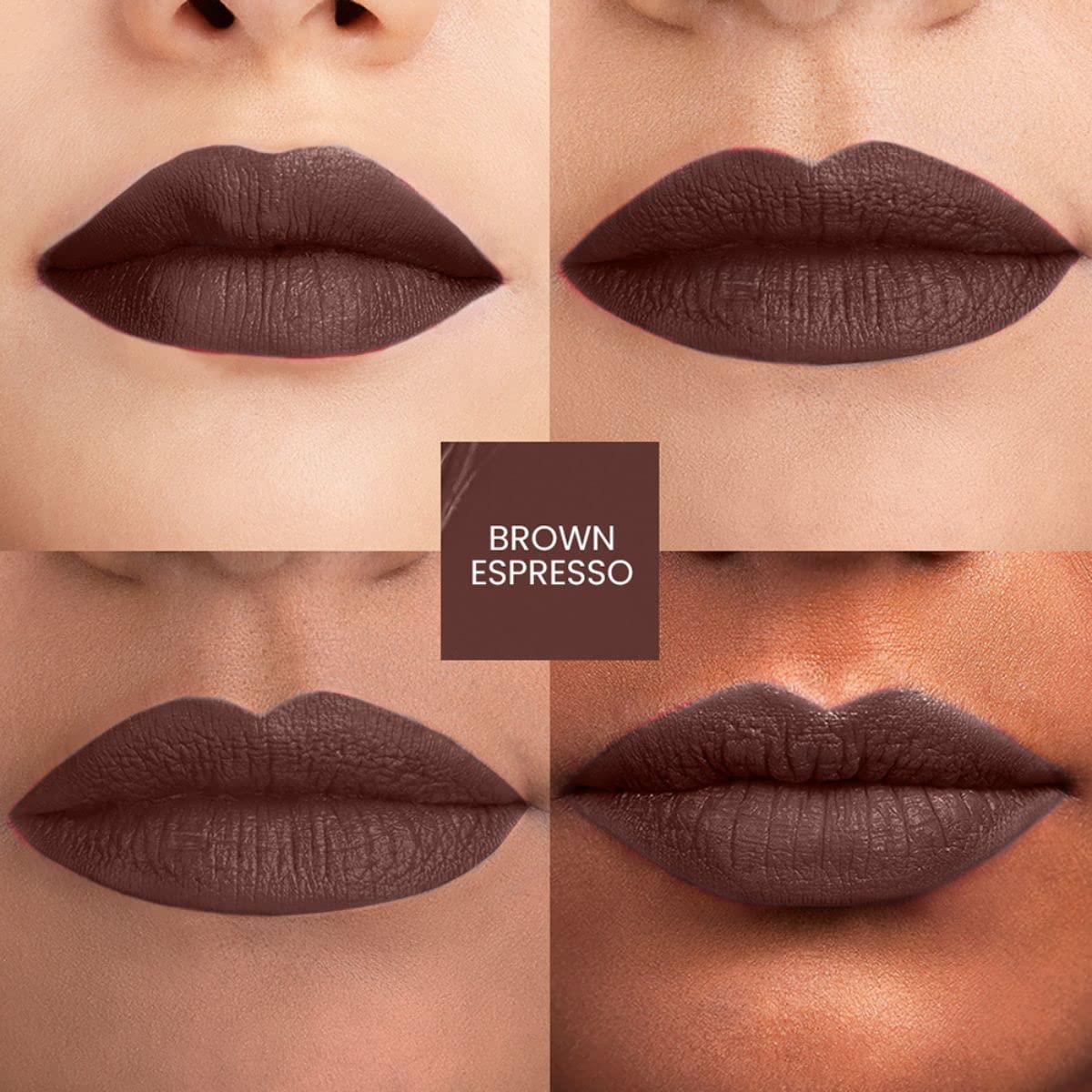 LAKMÉ Forever Matte Liquid Lip Colour, Brown Espresso, 5.6 Ml & Forever Matte Liquid Lip Colour, Red Carpet, 5.6 Ml