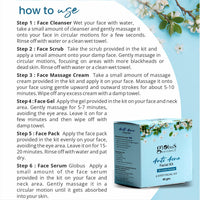 Globus Naturals Facial Kit Combo-Oil Control Anti Acne & Wrinkle Control Red Wine Facial Kit, For All Skin Types