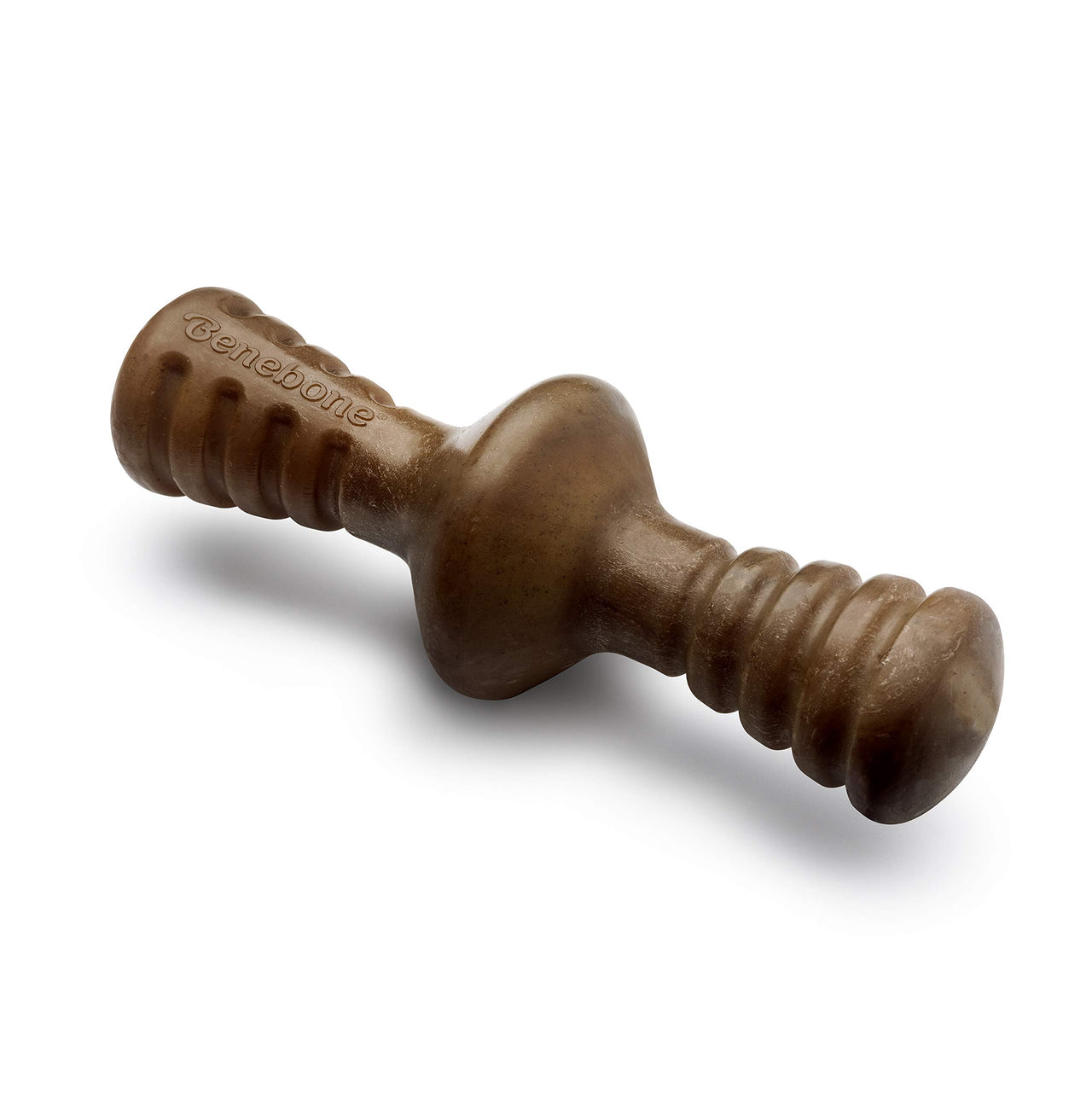 Benebone Zaggler Rolling Dog Chew Toy for Aggressive Chewers, Real Bacon, Made in USA, Giant