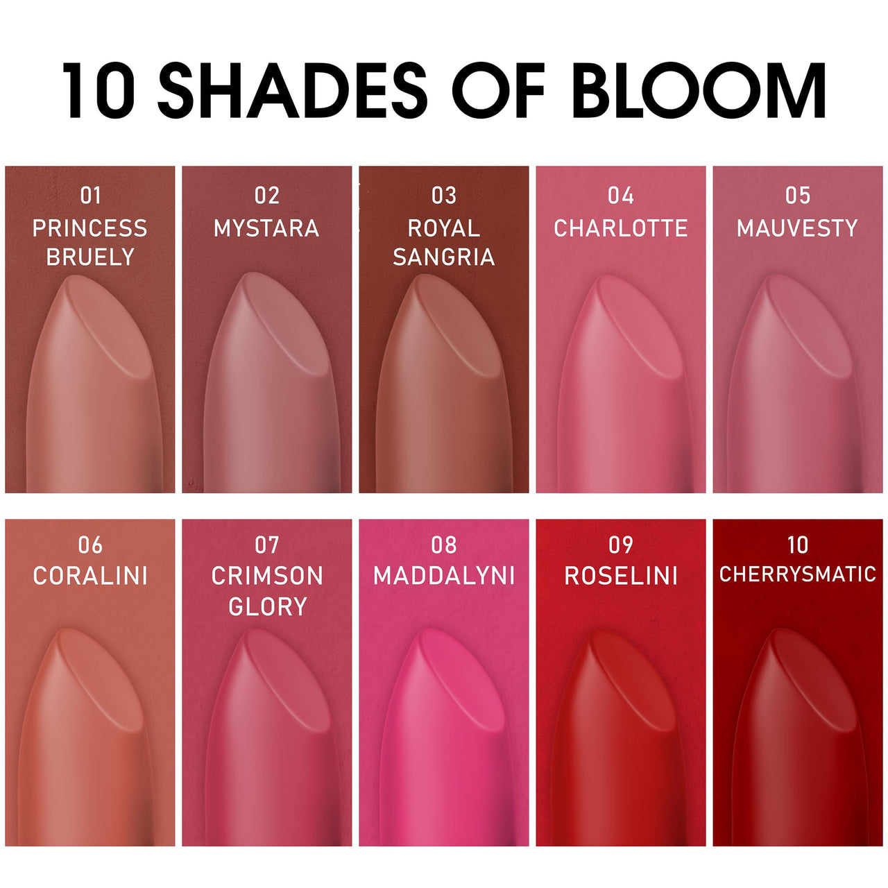 Born16 Moon Duchess Matte Perfection Lipstick – Mauvesty | Strong Pay-Off, Transfer-Proof with Color Lock Technology | SPF, 24-Hour Moisturization with Vitamin E, 4.2g